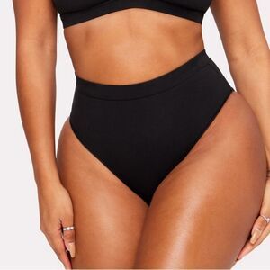 YITTY - Snug Cotton High Waist Brief - Iconic Black